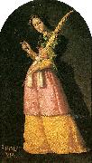 archangel st, gabriel. Francisco de Zurbaran